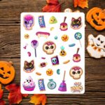 Cartela de Adesivos Doce de Halloween 12x15cm KIMO ADESIVOS