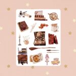 Cartela de Adesivos Harry Potter Elements 12x15cm KIMO ADESIVOS