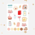 Cartela de Adesivos Love Film 12x15cm KIMO ADESIVOS