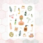 Cartela de Adesivos Skin Care 12x15cm KIMO ADESIVOS