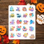 Cartela de Adesivos Halloween Colorido 12x15cm KIMO ADESIVOS