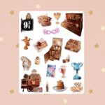 Cartela de Adesivos Harry Potter World 12x15cm KIMO ADESIVOS