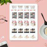 Cartela de Adesivos Yay 12x15cm KIMO ADESIVOS