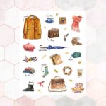 Cartela de Adesivos Autumn Weather 12x15cm KIMO ADESIVOS