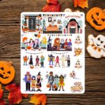 Cartela de Adesivos Festa de Halloween 12x15cm KIMO ADESIVOS