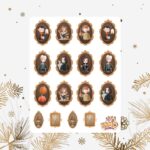 Cartela de Adesivos Frames 12x15cm KIMO ADESIVOS