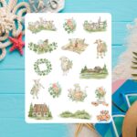 Cartela de Adesivos Summer Village - Animals 12x15cm KIMO ADESIVOS