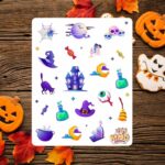 Cartela de Adesivos Halloween Night 12x15cm KIMO ADESIVOS