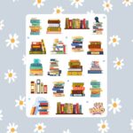 Cartela de Adesivos Lombadas 12x15cm KIMO ADESIVOS