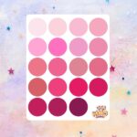 Cartela de Adesivos Shades of Pink 12x15cm KIMO ADESIVOS