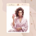 Cartela Big Sticker Mulher Autocuidado 2 K721 12x15cm KIMO ADESIVOS