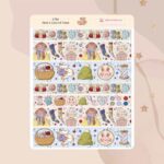 Cartela de Adesivos Tricô e Crochê Tape K784 12x15cm KIMO ADESIVOS