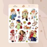 Cartela de Adesivos Pessoinhas K781 12x15cm KIMO ADESIVOS