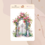 Cartela Big Sticker Portão do Jardim K861 8x12cm KIMO ADESIVOS