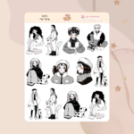 Cartela de Adesivos Pet Time K875 12x15cm KIMO ADESIVOS