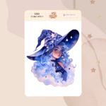 Cartela Big Sticker Violet Witch K885 8x12cm KIMO ADESIVOS