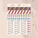 Cartela de Adesivos Dias Natalinos K932 12x15cm KIMO ADESIVOS