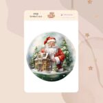 Cartela Big Sticker Santa Claus K950 8x12cm KIMO ADESIVOS