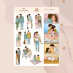 Cartela de Adesivos Dorama Fofo K966 12x15cm KIMO ADESIVOS