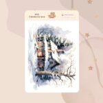 Cartela Big Sticker Cabana na Neve K953 8x12cm KIMO ADESIVOS