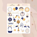 Cartela de Adesivos Noite da Virada K946 12x15cm KIMO ADESIVOS