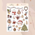 Cartela de Adesivos Christmas Night K930 12x15cm KIMO ADESIVOS