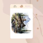 Cartela Big Sticker Cabana K952 8x12cm KIMO ADESIVOS