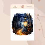 Cartela Big Sticker Lampião K951 8x12cm KIMO ADESIVOS