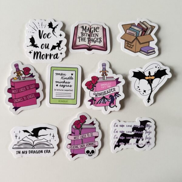 Kit de Die Cuts Wingleader com 20 Adesivos KIMO ADESIVOS - Imagem 1