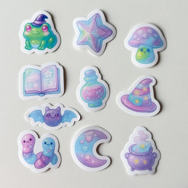 Kit de Die Cuts Candy Halloween com 20 Adesivos KIMO ADESIVOS - Imagem 1