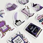 Kit de Die Cuts Livros e Dizeres 2 com 20 Adesivos KIMO ADESIVOS - Imagem 2