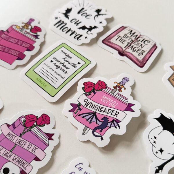 Kit de Die Cuts Wingleader com 20 Adesivos KIMO ADESIVOS - Imagem 2