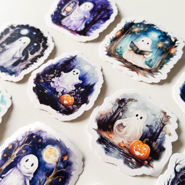 Kit de Die Cuts Nice Ghost com 20 Adesivos KIMO ADESIVOS - Imagem 2