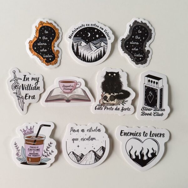 Kit de Die Cuts To The Stars com 20 Adesivos KIMO ADESIVOS - Imagem 1