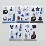 Kit de Adesivos New Year c/ 5 Cartelas 10x13cm KIMO ADESIVOS